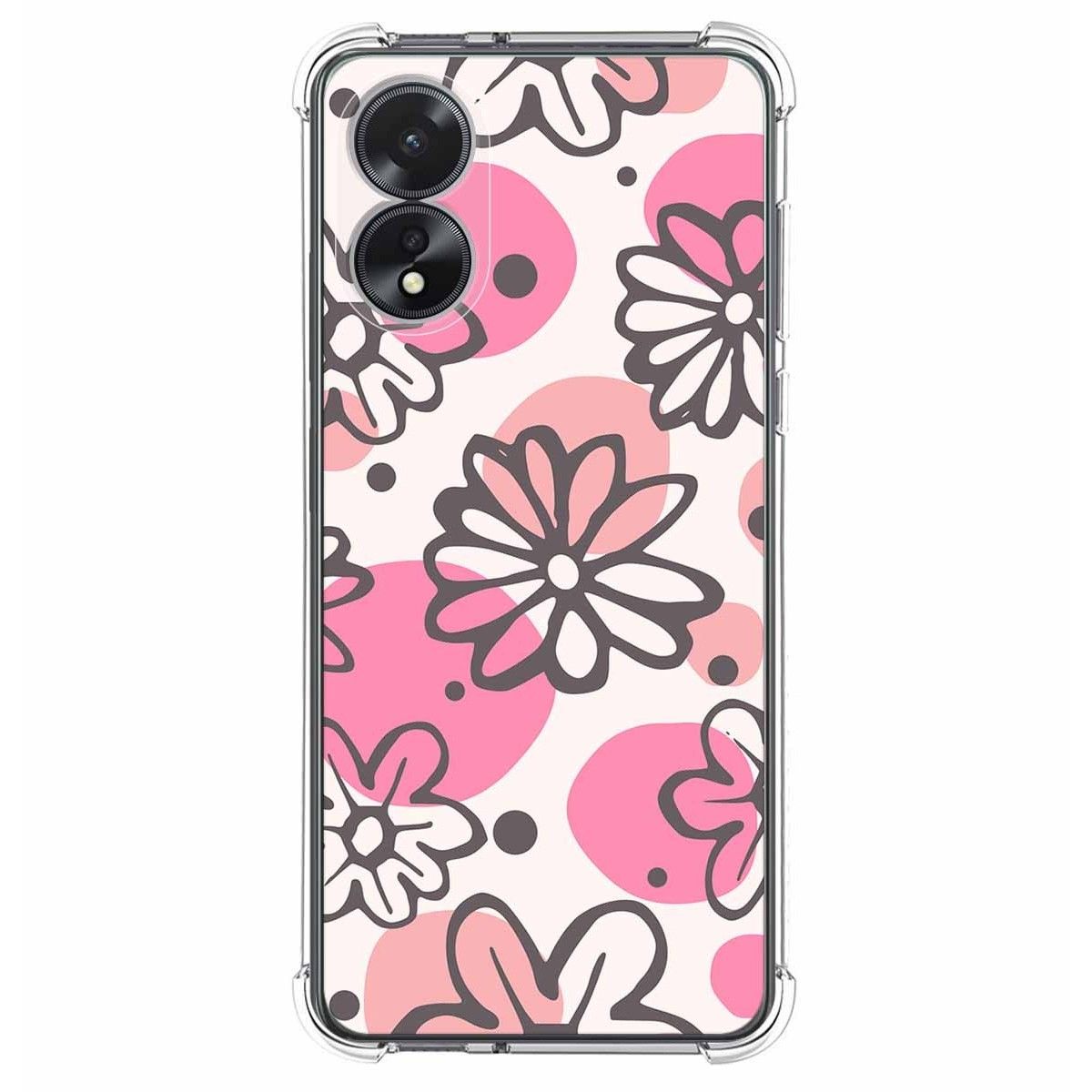 Funda Silicona Antigolpes para Oppo A38 4G diseño Flores 09 Dibujos