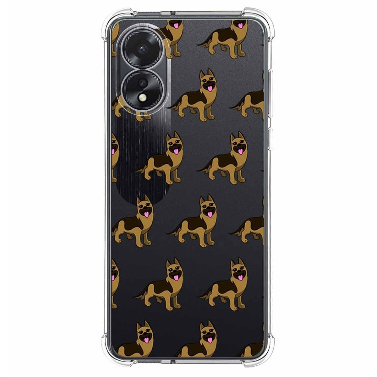 Funda Silicona Antigolpes para Oppo A38 4G diseño Perros 09 Dibujos