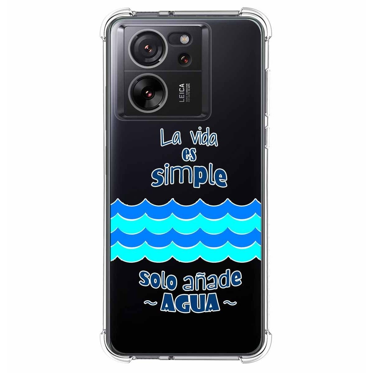 Funda Silicona Antigolpes para Xiaomi 13T / 13T Pro 5G diseño Agua Dibujos