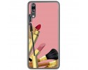 Funda Gel Tpu para Huawei P20 Diseño Brochas Dibujos