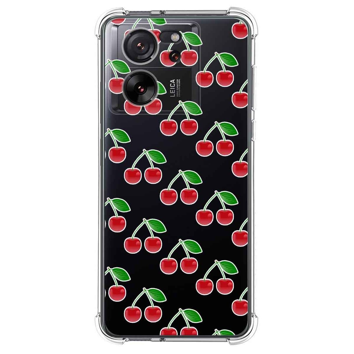 Funda Silicona Antigolpes para Xiaomi 13T / 13T Pro 5G diseño Cerezas Dibujos