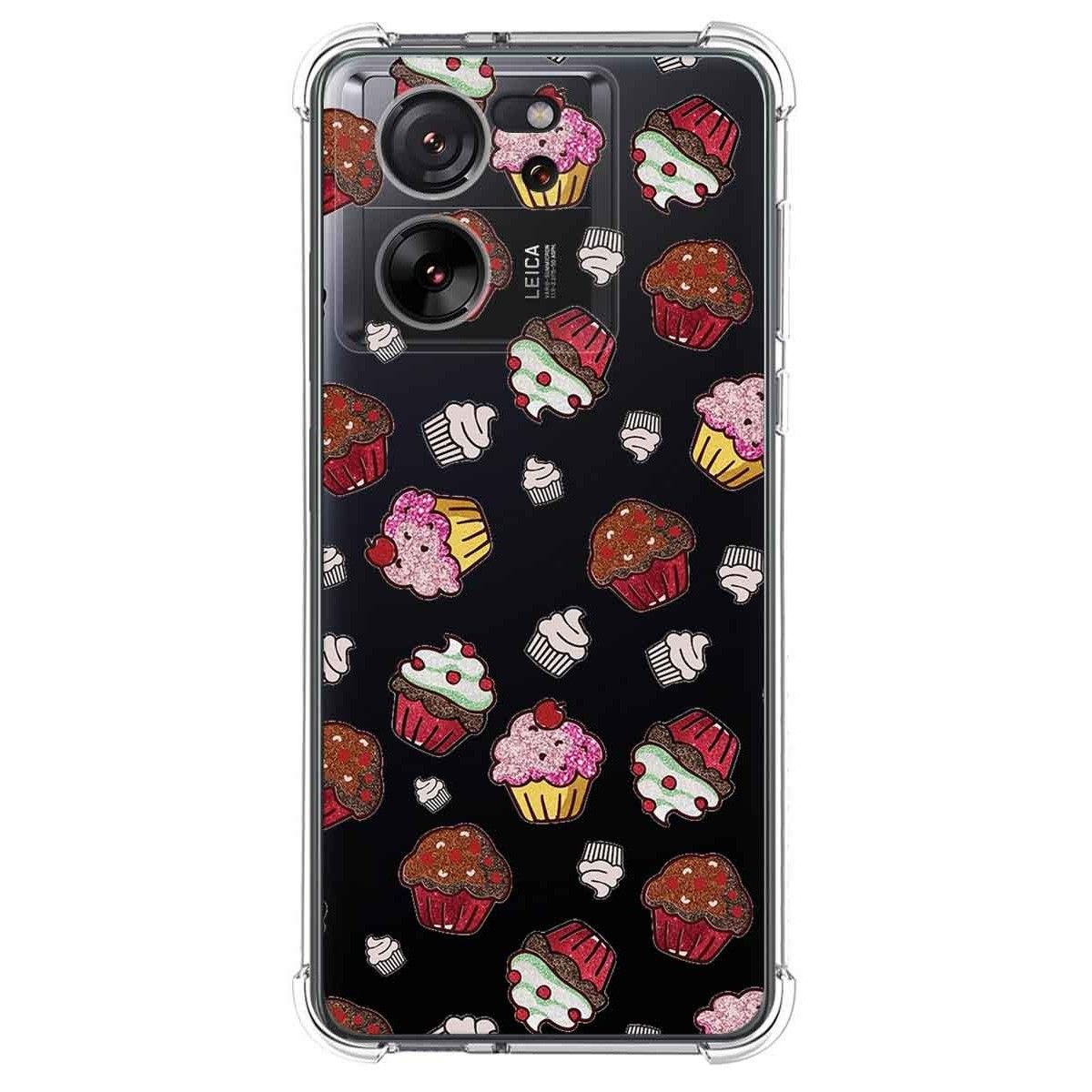 Funda Silicona Antigolpes para Xiaomi 13T / 13T Pro 5G diseño Muffins Dibujos
