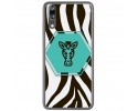 Funda Gel Tpu para Huawei P20 Diseño Cebra Dibujos