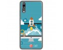 Funda Gel Tpu para Huawei P20 Diseño Cohete Dibujos