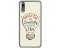 Funda Gel Tpu para Huawei P20 Diseño Creativity Dibujos