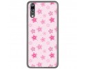 Funda Gel Tpu para Huawei P20 Diseño Flores Dibujos