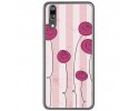 Funda Gel Tpu para Huawei P20 Diseño Flores Vintage Dibujos