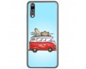 Funda Gel Tpu para Huawei P20 Diseño Furgoneta Dibujos