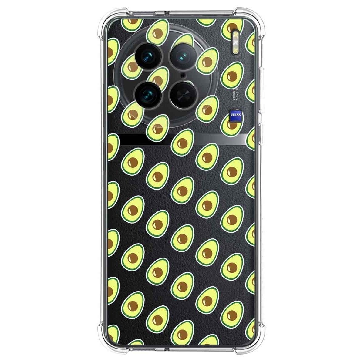 Funda Silicona Antigolpes para Vivo X90 Pro 5G diseño Aguacate Dibujos
