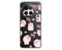 Funda Silicona Antigolpes para Vivo X90 Pro 5G diseño Cerdos Dibujos