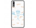 Funda Gel Tpu para Huawei P20 Diseño Informatico Dibujos