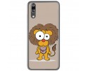 Funda Gel Tpu para Huawei P20 Diseño Leon Dibujos