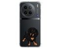 Funda Silicona Antigolpes para Vivo X90 Pro 5G diseño Perros 04 Dibujos