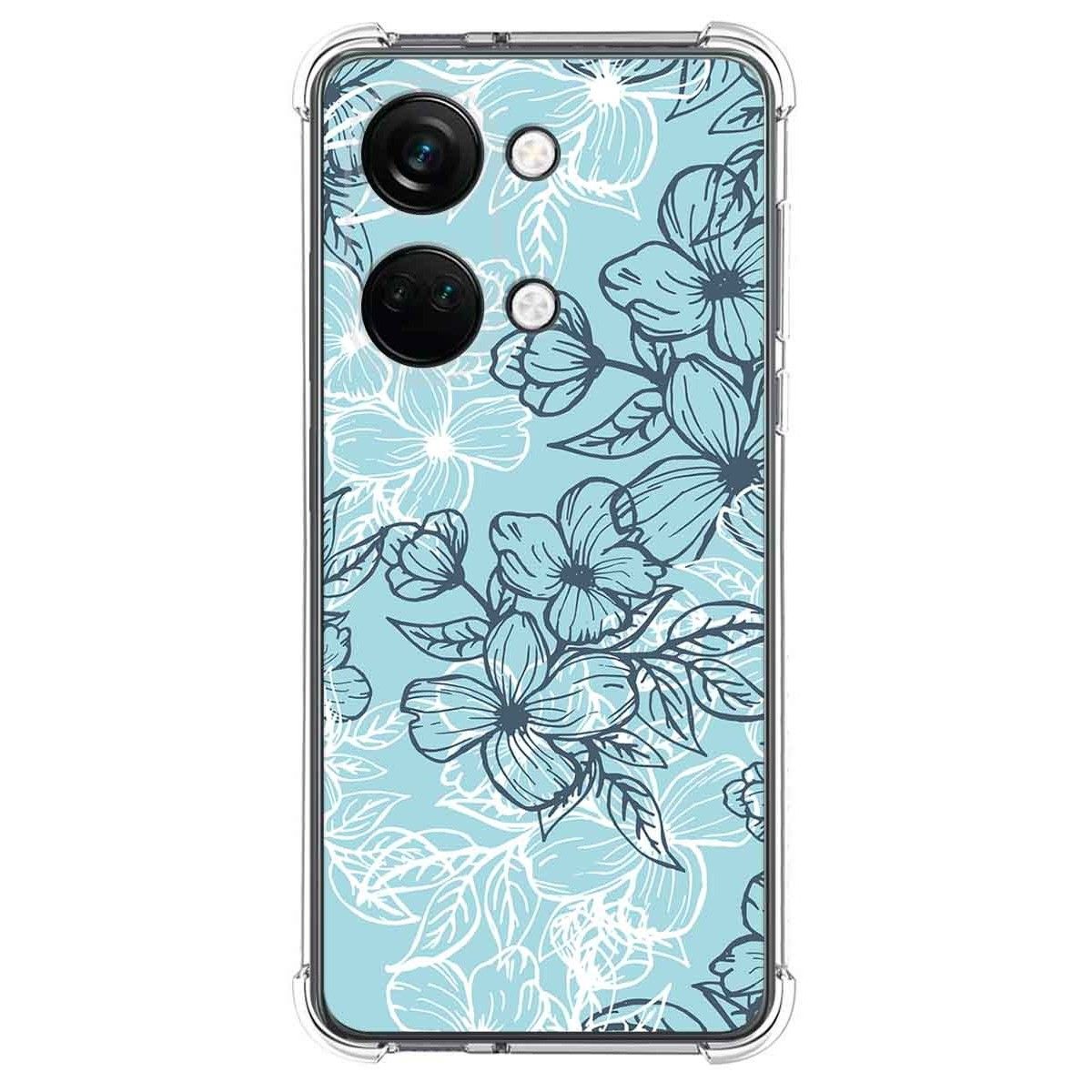 Funda Silicona Antigolpes para Oneplus Nord 3 5G diseño Flores 03 Dibujos