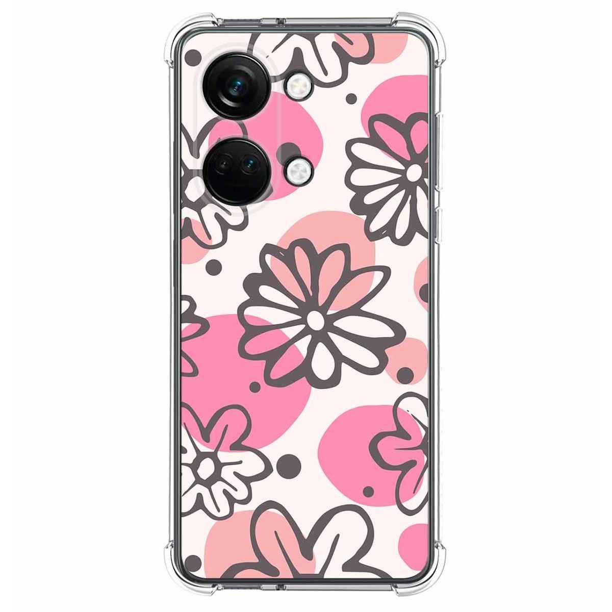 Funda Silicona Antigolpes para Oneplus Nord 3 5G diseño Flores 09 Dibujos