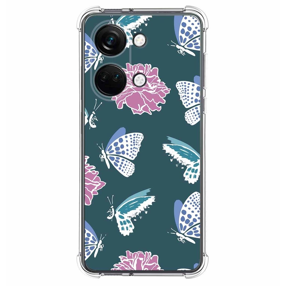 Funda Silicona Antigolpes para Oneplus Nord 3 5G diseño Flores 10 Dibujos