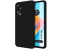 Funda Silicona Líquida Ultra Suave para Oppo A58 4G color Negro