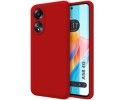 Funda Silicona Líquida Ultra Suave para Oppo A58 4G color Rojo