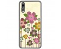 Funda Gel Tpu para Huawei P20 Diseño Primavera En Flor Dibujos