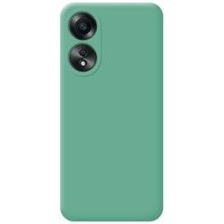Funda Silicona Líquida Ultra Suave para Oppo A58 4G color Verde 2