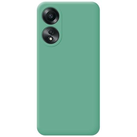 Funda Silicona Líquida Ultra Suave para Oppo A58 4G color Verde