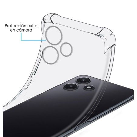 Funda Silicona Antigolpes Transparente para Xiaomi Redmi 12 5G