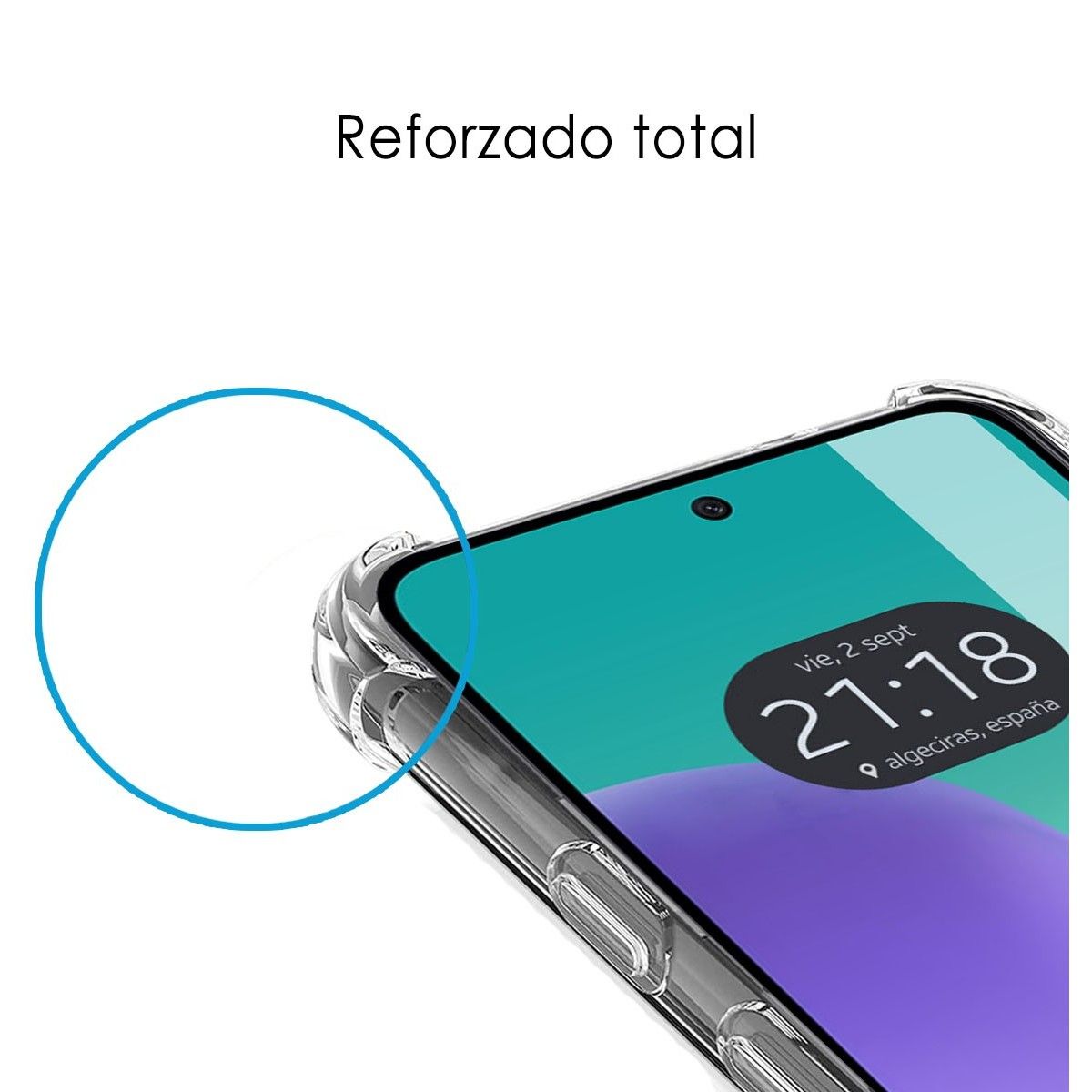 Funda Silicona Antigolpes Transparente para Xiaomi Redmi 12 5G