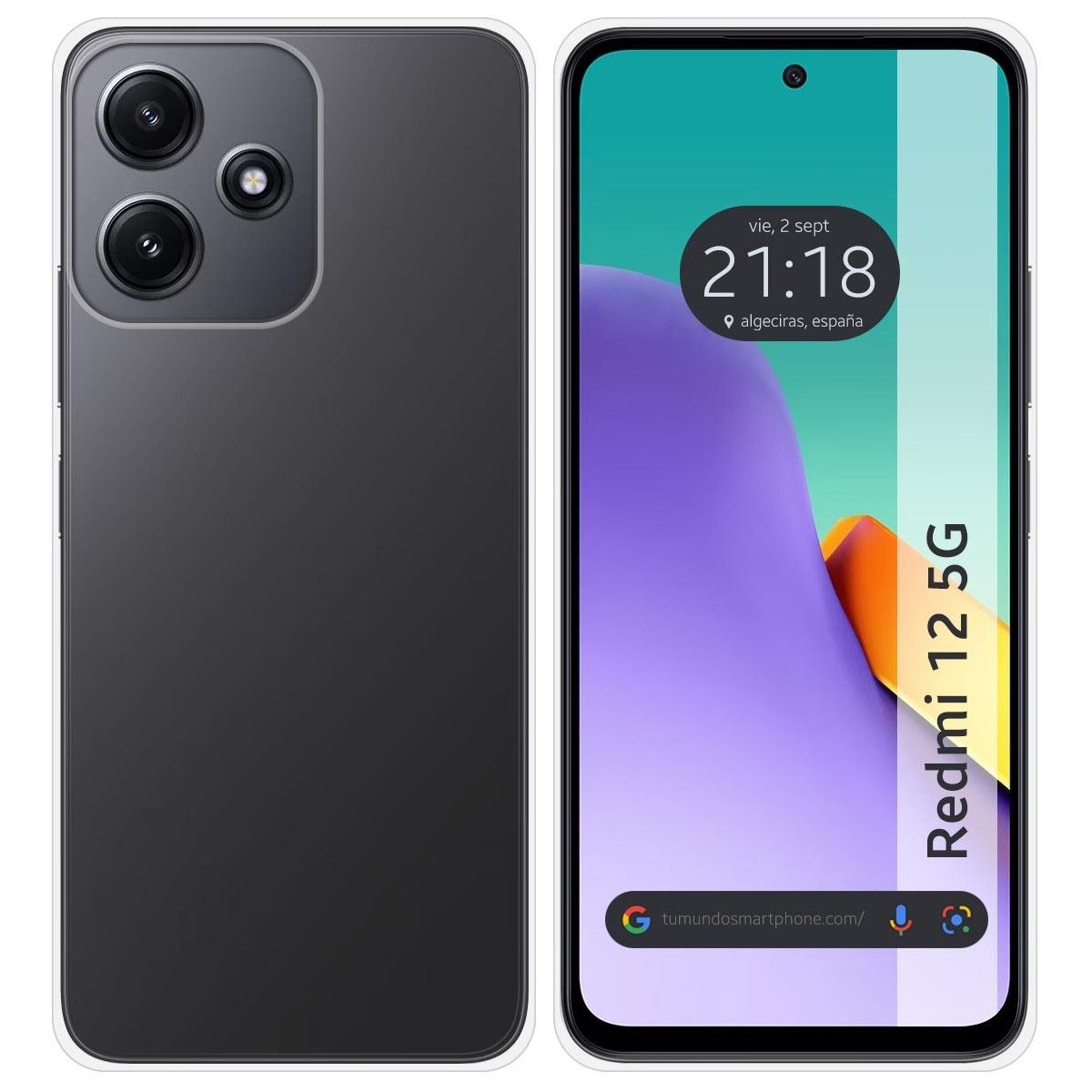 Funda Silicona Gel TPU Transparente para Xiaomi Redmi 12 5G