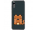 Funda Gel Tpu para Huawei P20 Diseño Tigre Dibujos