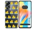 Funda Silicona Transparente para Oppo A58 4G diseño Pato Dibujos