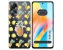 Funda Silicona Transparente para Oppo A58 4G diseño Piña Dibujos
