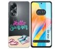 Funda Silicona Transparente para Oppo A58 4G diseño Summer Dibujos