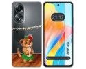 Funda Silicona Transparente para Oppo A58 4G diseño Suricata Dibujos