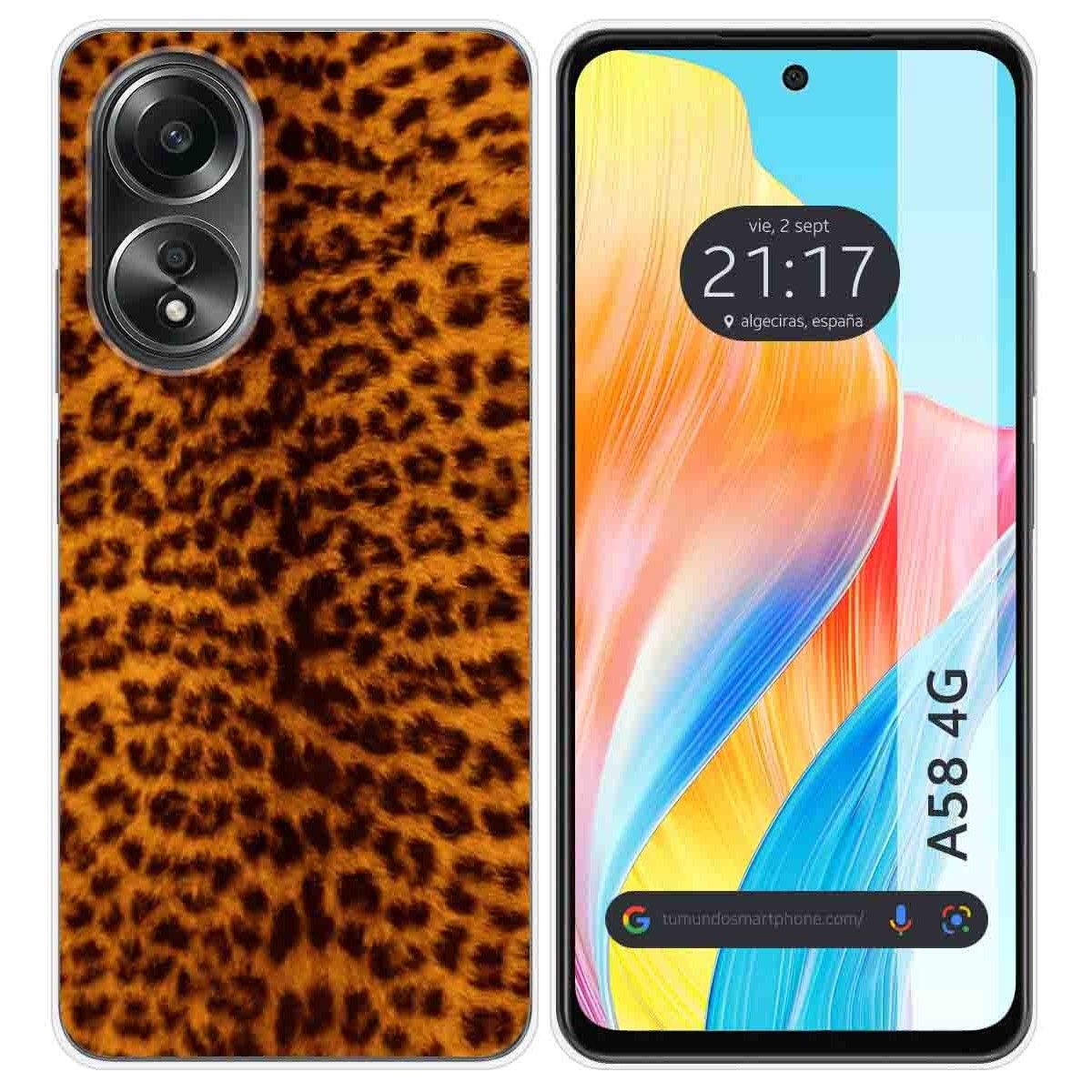 Funda Silicona para Oppo A58 4G diseño Animal 03 Dibujos