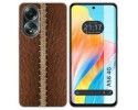 Funda Silicona para Oppo A58 4G diseño Cuero 01 Dibujos