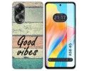 Funda Silicona para Oppo A58 4G diseño Madera 01 Dibujos