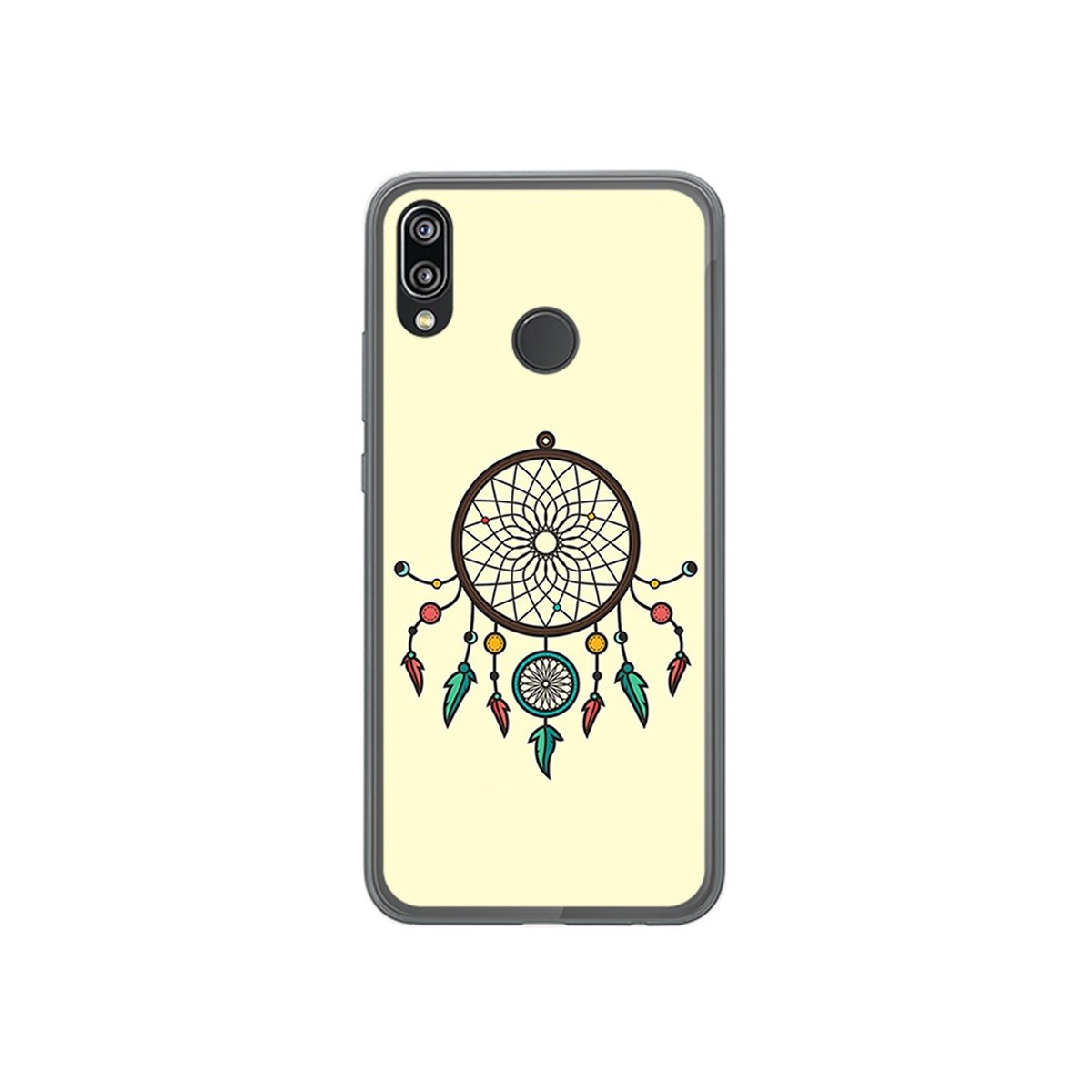Funda Gel Tpu para Huawei P20 Lite Diseño Atrapasueños Dibujos
