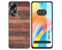 Funda Silicona para Oppo A58 4G diseño Madera 03 Dibujos