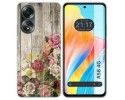 Funda Silicona para Oppo A58 4G diseño Madera 08 Dibujos