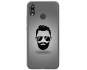 Funda Gel Tpu para Huawei P20 Lite Diseño Barba Dibujos