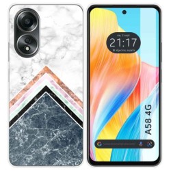 Funda Silicona para Oppo A58 4G diseño Mármol 05 Dibujos