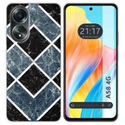 Funda Silicona para Oppo A58 4G diseño Mármol 06 Dibujos