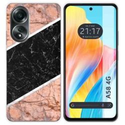 Funda Silicona para Oppo A58 4G diseño Mármol 07 Dibujos