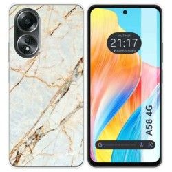Funda Silicona para Oppo A58 4G diseño Mármol 13 Dibujos