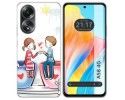Funda Silicona para Oppo A58 4G diseño Café Dibujos