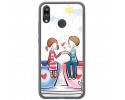 Funda Gel Tpu para Huawei P20 Lite Diseño Cafe Dibujos