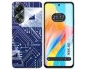 Funda Silicona para Oppo A58 4G diseño Circuito Dibujos