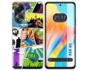 Funda Silicona para Oppo A58 4G diseño Comic Dibujos