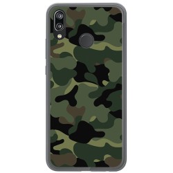 Funda Gel Tpu para Huawei P20 Lite Diseño Camuflaje Dibujos