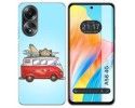 Funda Silicona para Oppo A58 4G diseño Furgoneta Dibujos